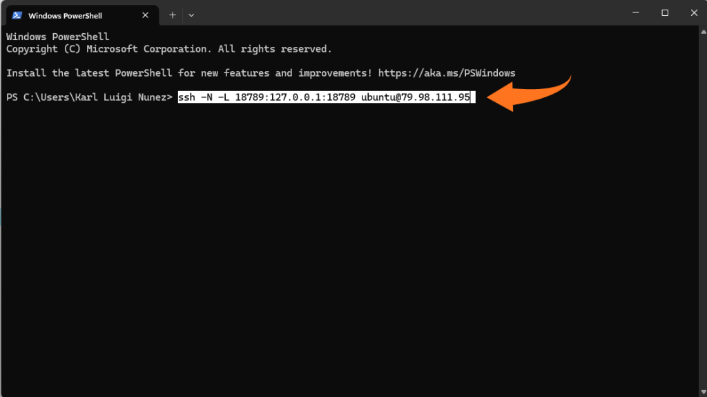 Достъп до таблото частно чрез SSH тунел