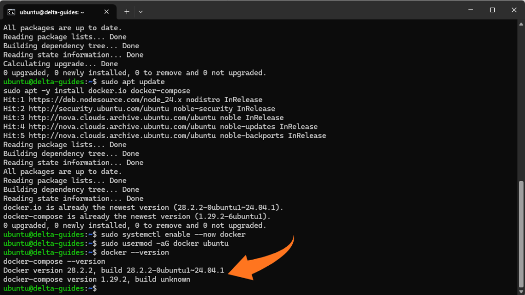 Резултат за Docker версия
