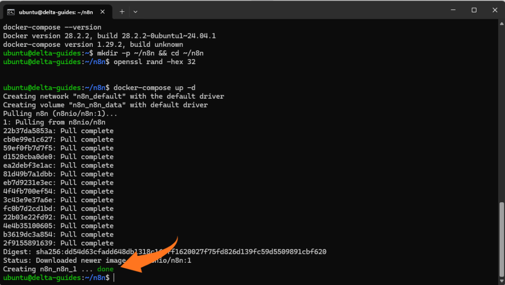 Стартирайте n8n