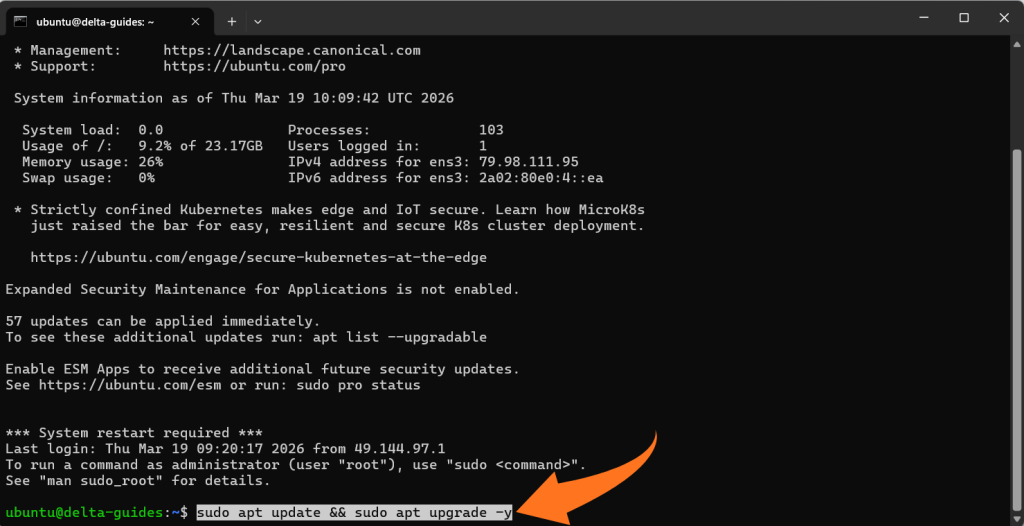 Актуализирайте пакетите