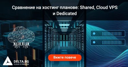 Сравнение на хостинг планове: Shared, Cloud и Dedicated