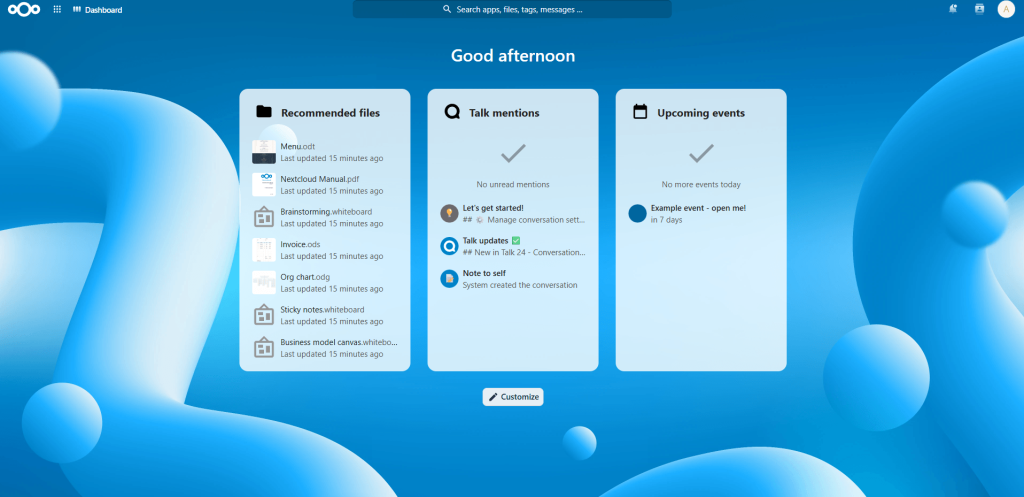 Проверете дали Nextcloud работи