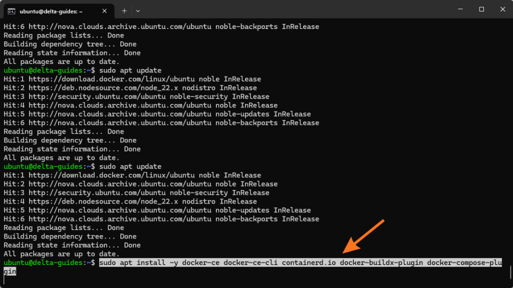 Инсталирайте Docker Engine